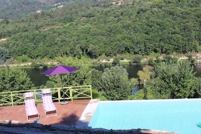 "Bouca Drigues" Casa Antiga De Pedra Com Piscina E Vista Rio Villa อามารังติ ภายนอก รูปภาพ